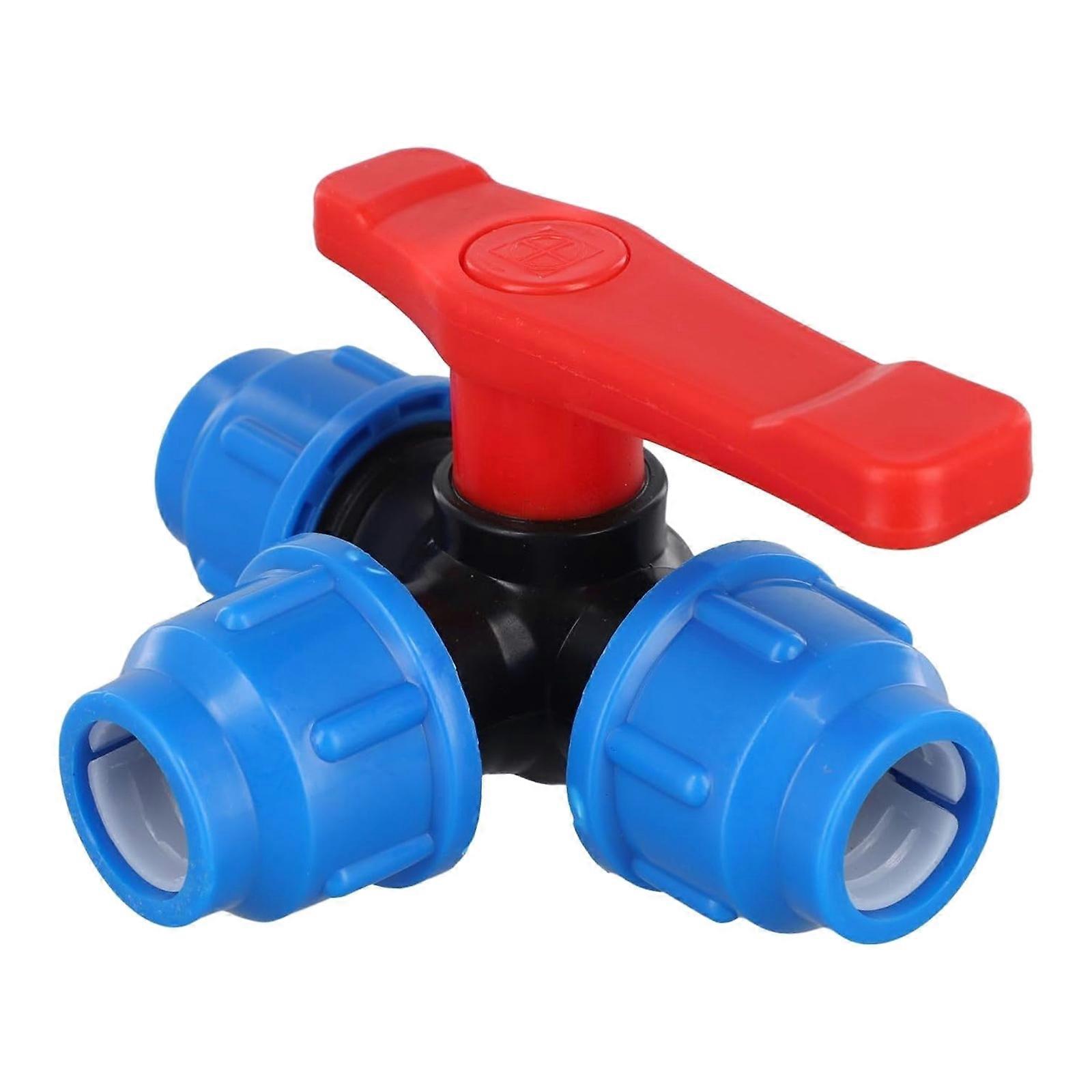 水システムのためのPE弁20mm 25mmのホース接続商業配管のための強い漏出抵抗力がある構造