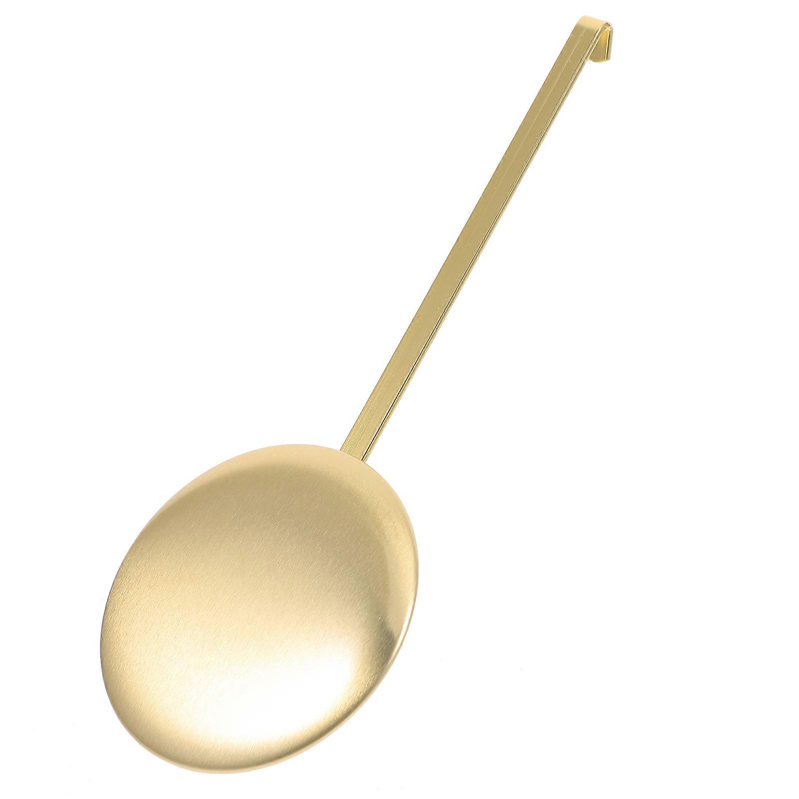 Quartz Pendulum Metal Clock Pendulum Part Replacement Wall Clock Accessory Golden Color Rectangular Shape For Adults 1Pcs