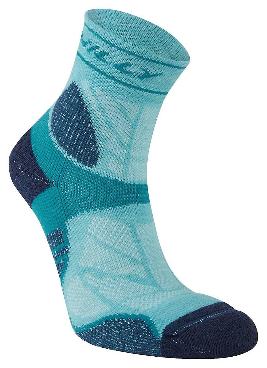 Hilly Trail Anklet Max Socks - Peppermint/Teal