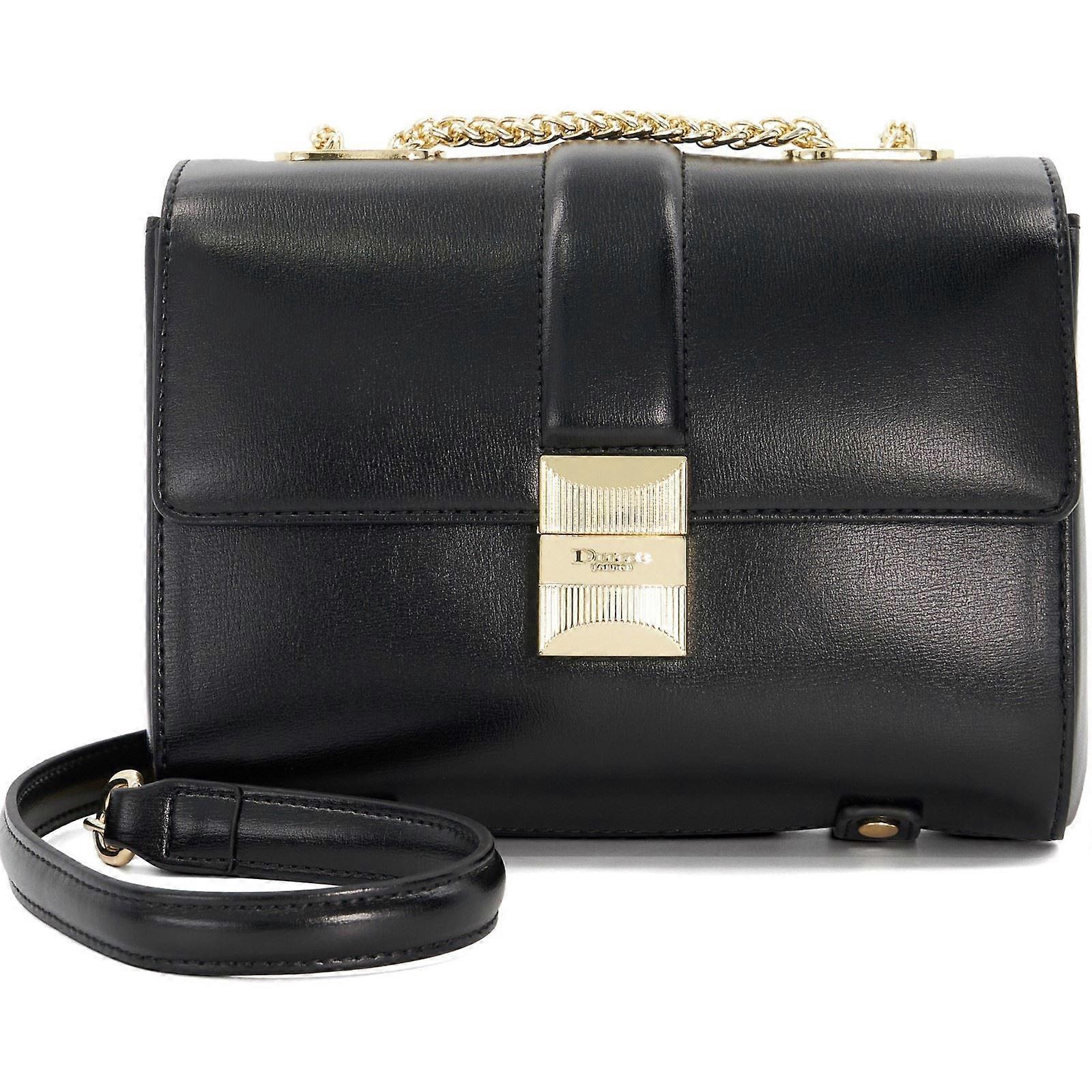 Dune Definitive Women's Black Top-Handle HandBag - Small