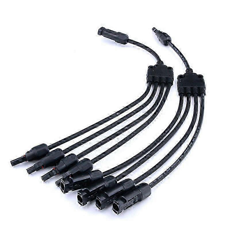 PV-Kabelstecker für Solarpanel 4 zu 1 wasserdichter Adapter