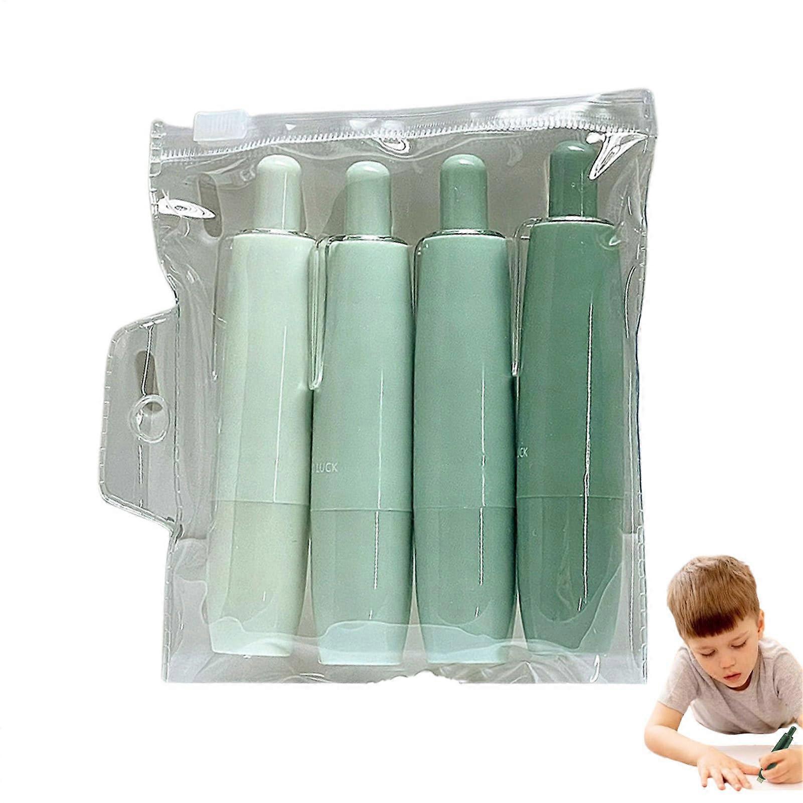 Glue Stick Pen, White Paper Correction Tape, Double Sided Roller Adhesive, Green and Blue