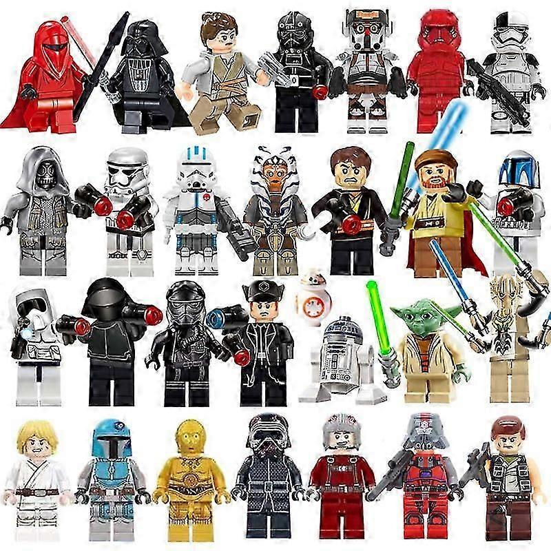 29: Star Wars Building Blocks Minifigure Luke Darth Vader-WELLNGS