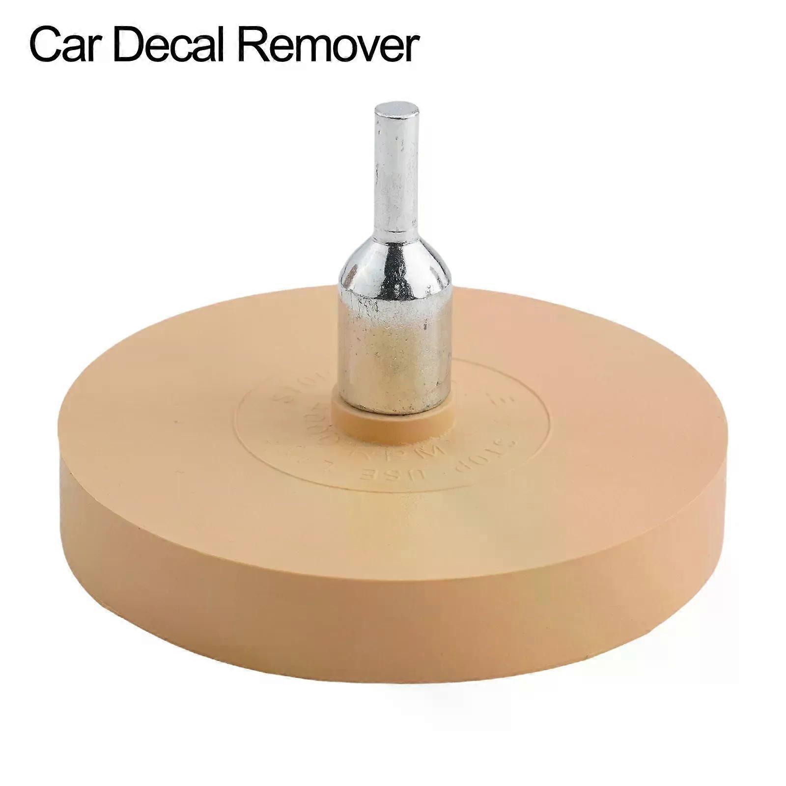 Secure and Easy to Use 88mm Rubber Eraser Caramel Wheel with Drill Arbor Attachment Smooth Stripe Removal Process