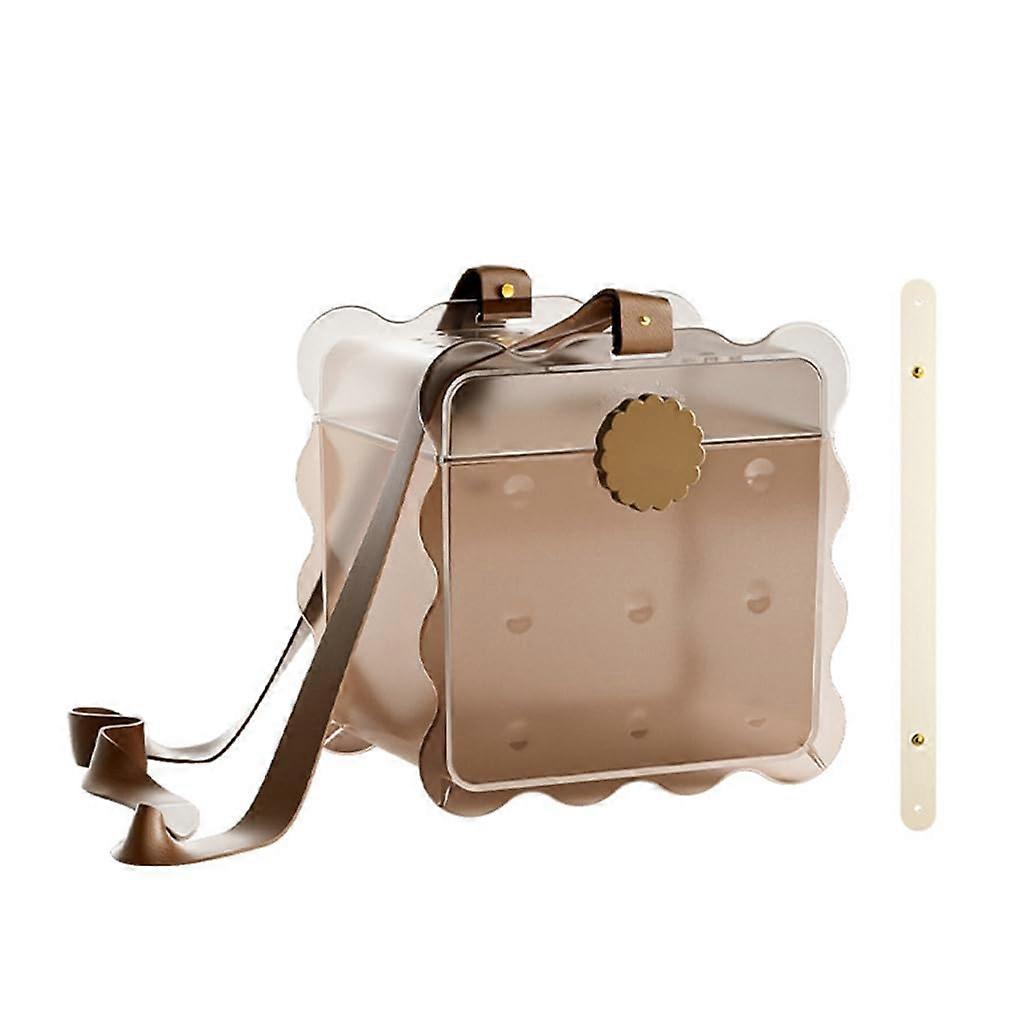 Hamster Carrier Small Animal Vented Squirrel Carrier, Portable Design, Lightweight, Breathable Mesh, Ideal for Travel