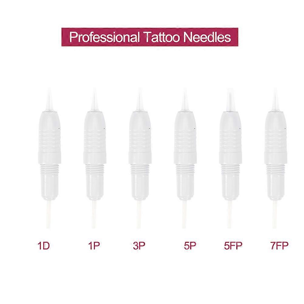 6pcs Permanent Makeup Cartridge Needles 1P/1D/3P/5P/5PF/7PF for Digital Makeup Machine