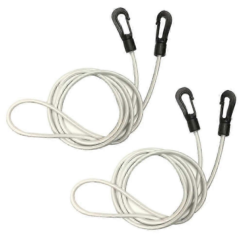 Canoe Kayak Bungee Shock Cord Hook Tie Down Rope Fishing Rod Lanyard Paddle Leash Surfing Tether Holder