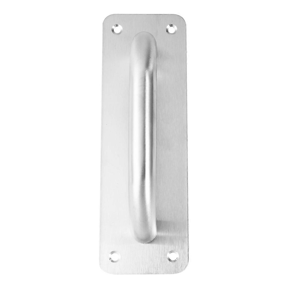 Multi-Function Door Handle Durable Designers Silver 20X6.5cm Easy to Install 1Pack