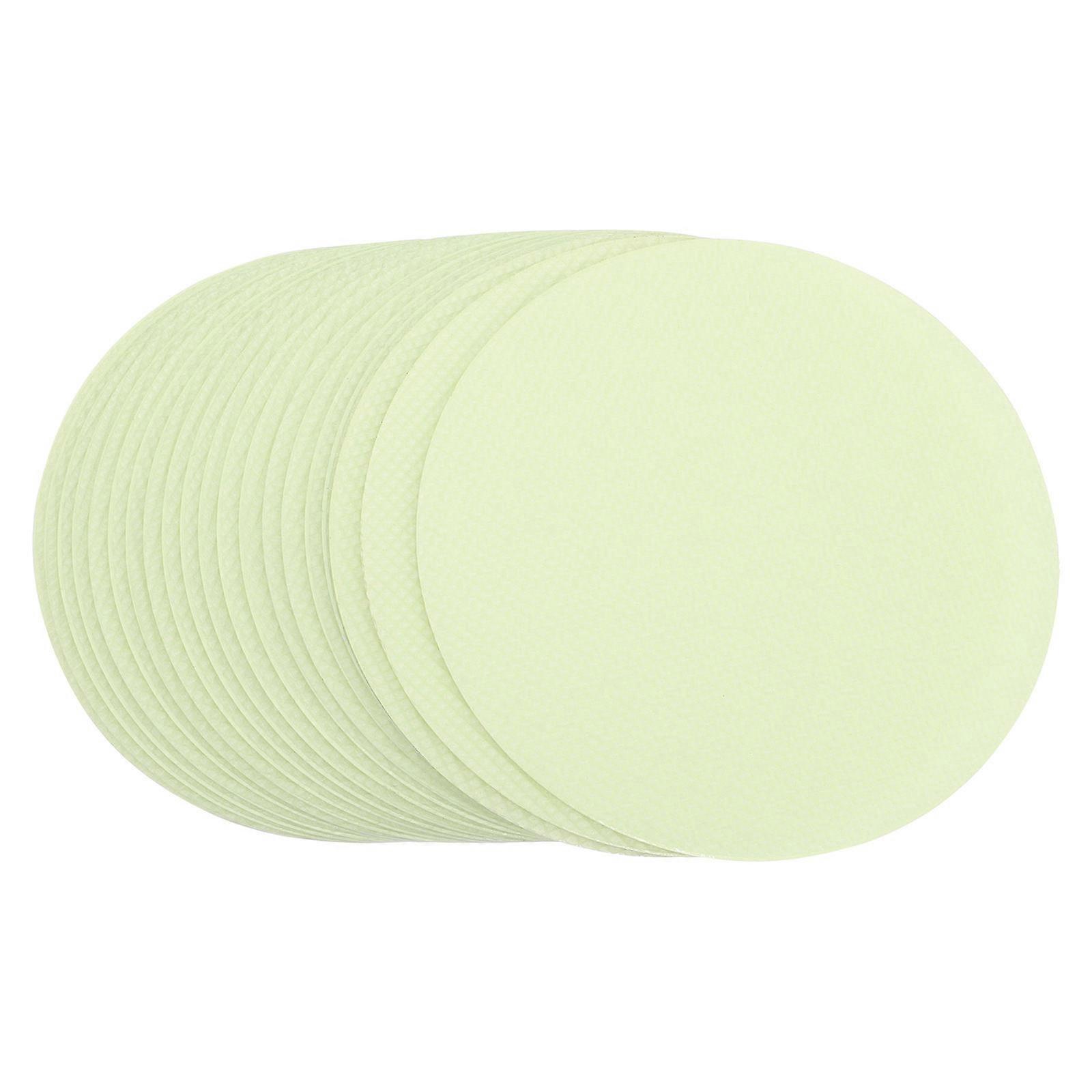 Fluorescent Warning Tape 20 Sheets Round Non Slip Skid Strips for Stairs High Grade Reflective Safety Indicator for Indoor and Outdoor Use