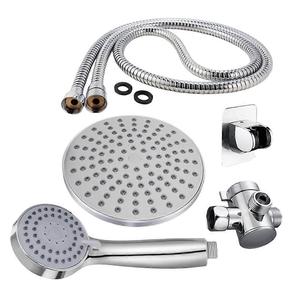 Shower Heads Fixed Rainfall Shower Head System Abs Material Hotel Owners 22.1X8.38In Rotating Modes 1Set