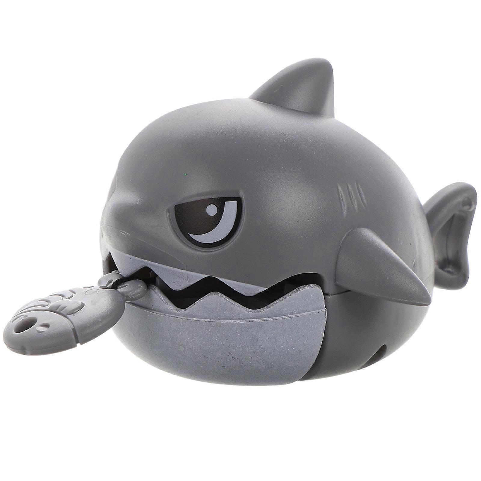 Creative Pull String Shark Vibrating Mini Plastic Sea Animal Keychain Pendant Toy for All Ages – Fun and Unique Design