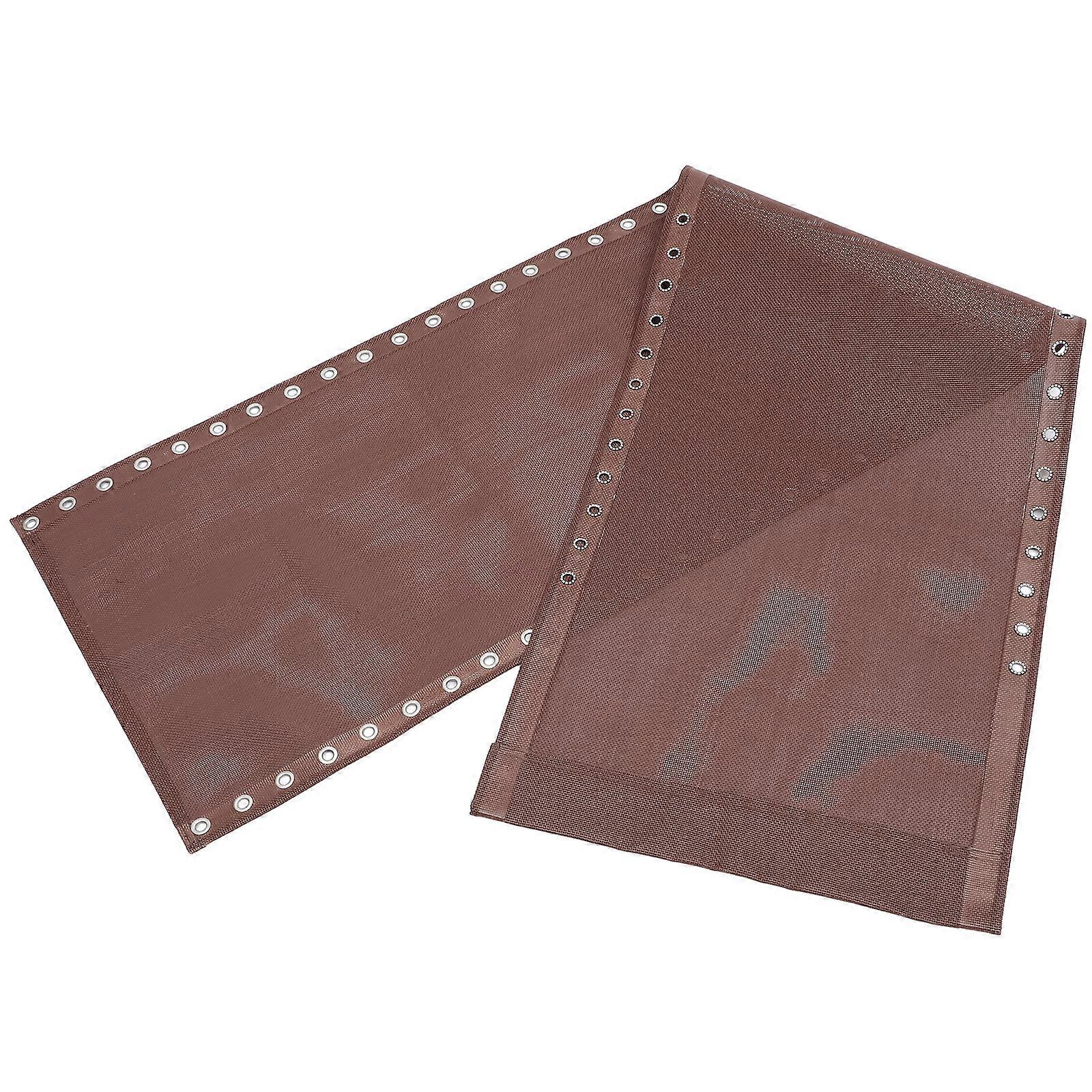 Lounge Chair Replacement Cloth Patio Chair Fabric Replacement For Beach Use 160x43cm Coffee Color Portable Quick-Drying 1 Set
