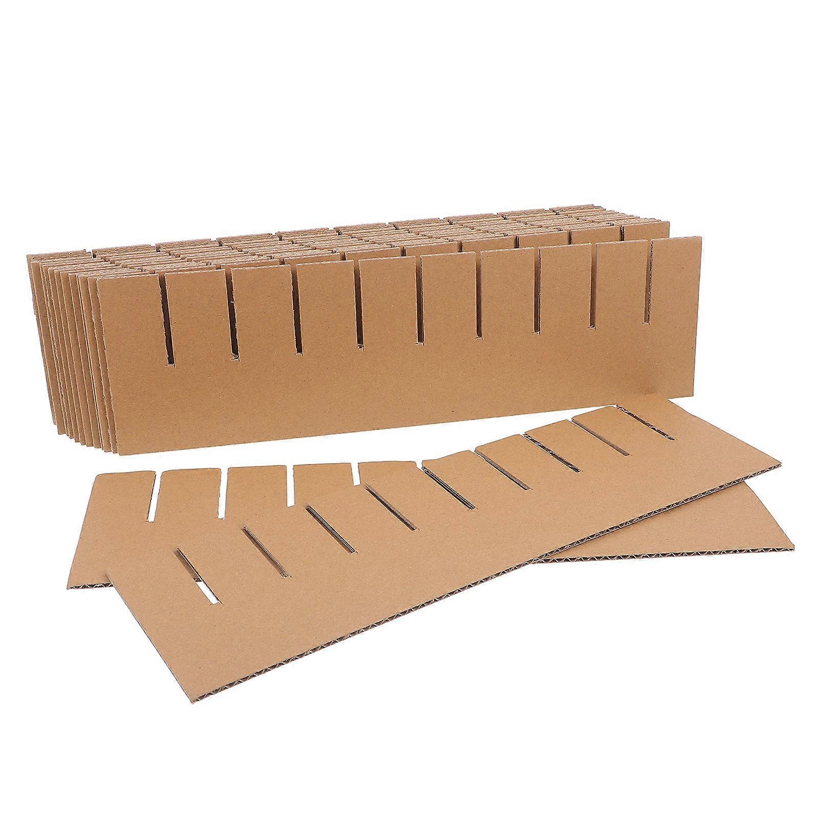 Cardboard Box Inserts Dividers Cardboard Box Dividers Storage Space Optimization Grid Layout 18Pcs