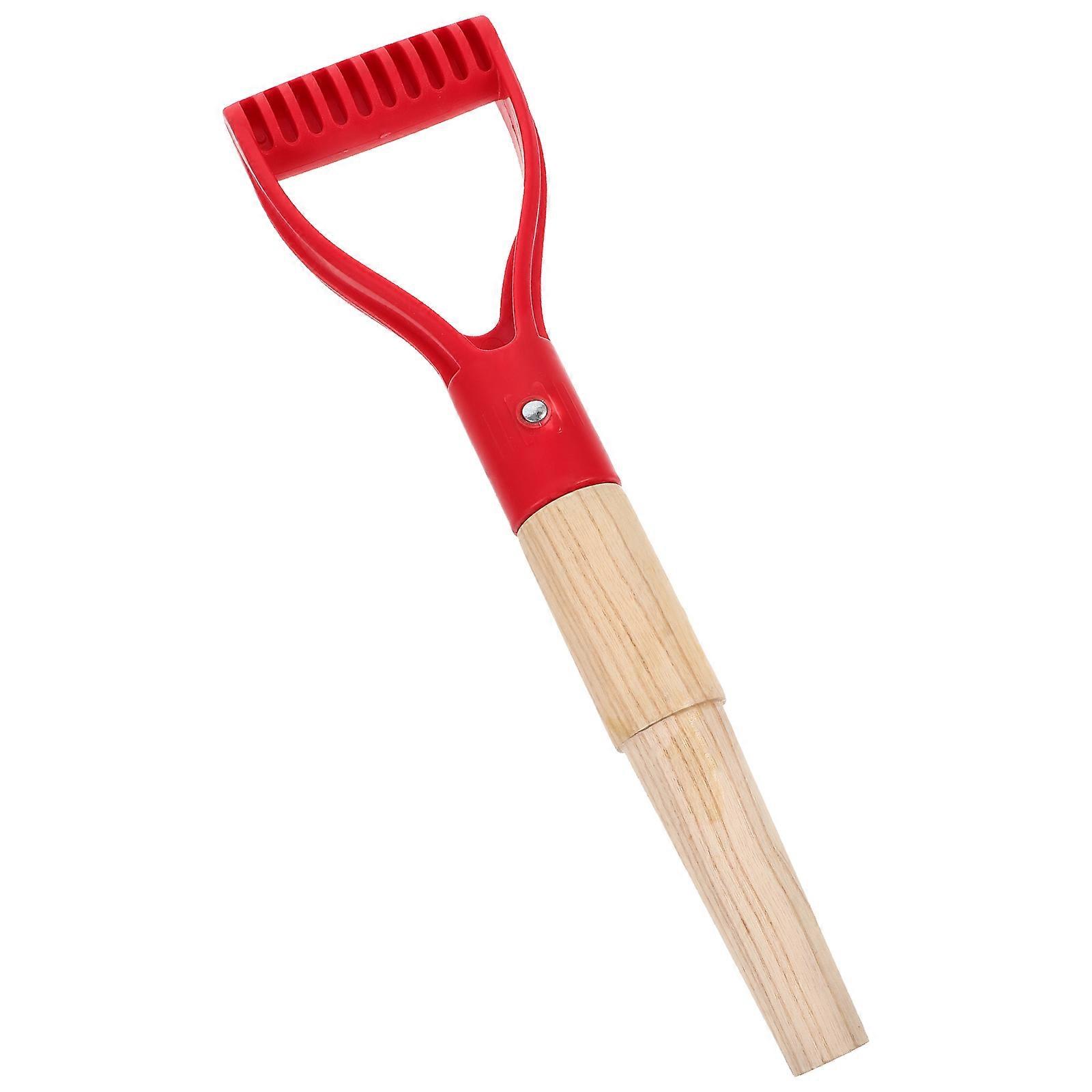 Gardening Tool Replacement Handle Landscaping Tools Durable Outdoor Work Red 1Pack