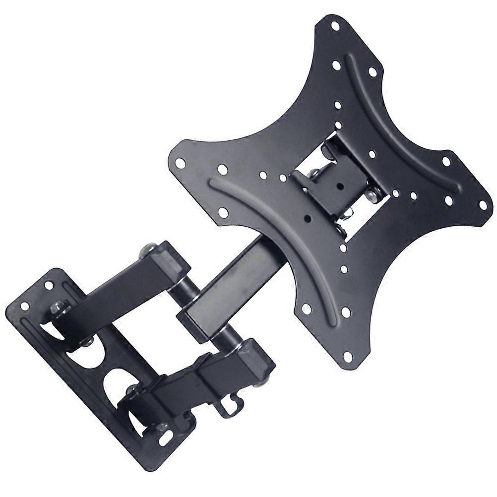 Black Wall Mount with Extendable Tilting Bracket for 10-32 Inches Flat Panel TVs