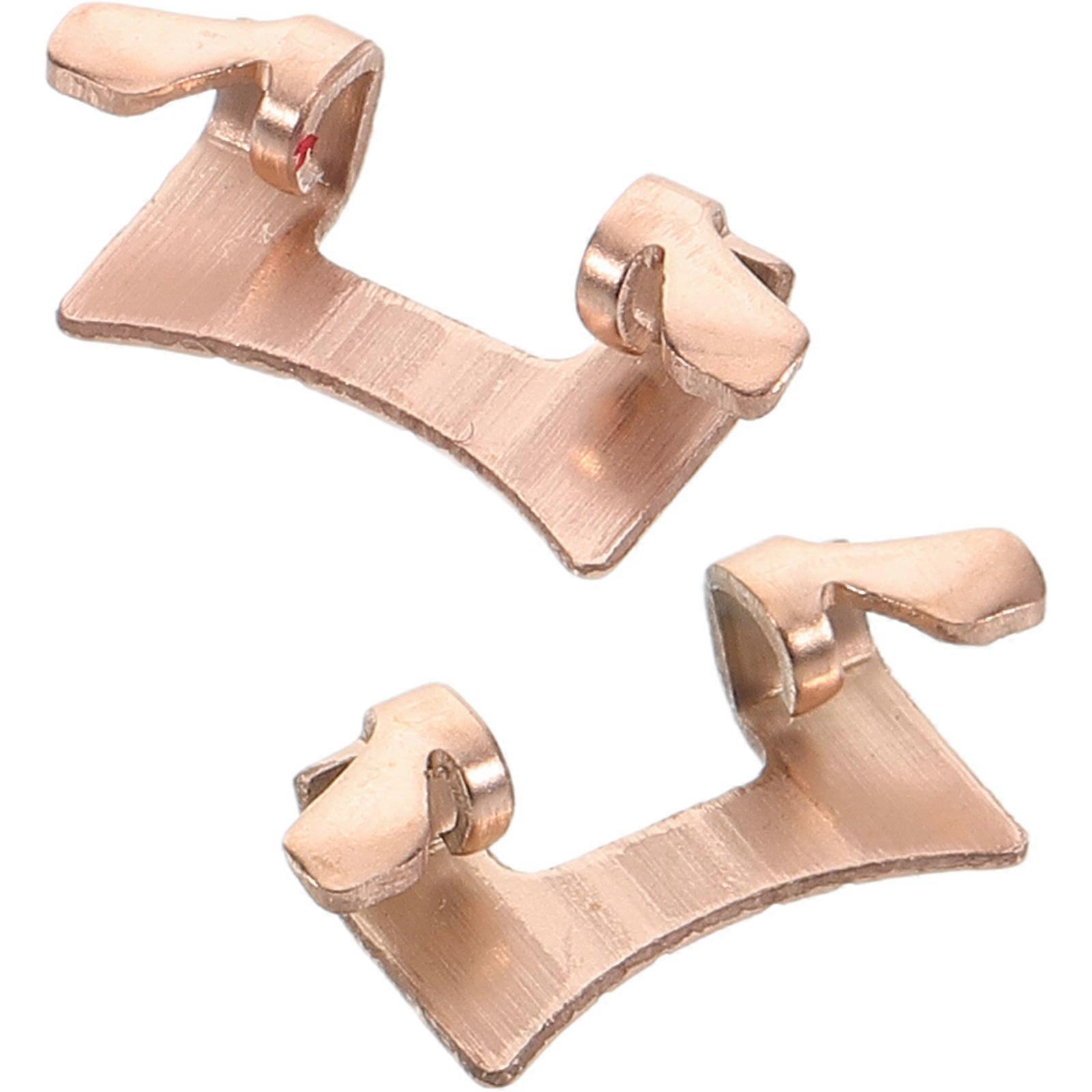 Rectangle Watch Buckles Secure Connection Curved Design Rose Gold 1.20X0.50X0.40CM Watch Enthusiasts 1Set