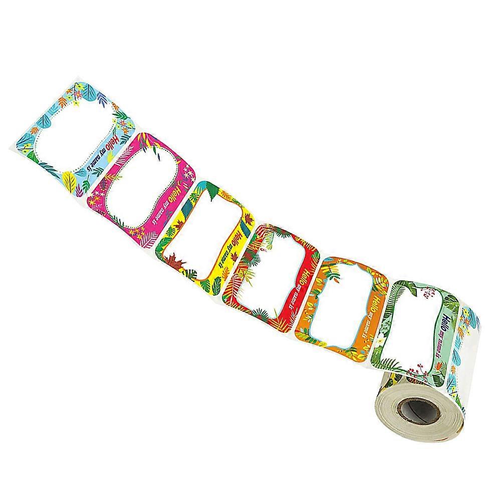 Name Label Sticker Decals Writable Classification Marking Sorting Tags Festival Adhesive Paper 8.8X5.8CM 300Pcs