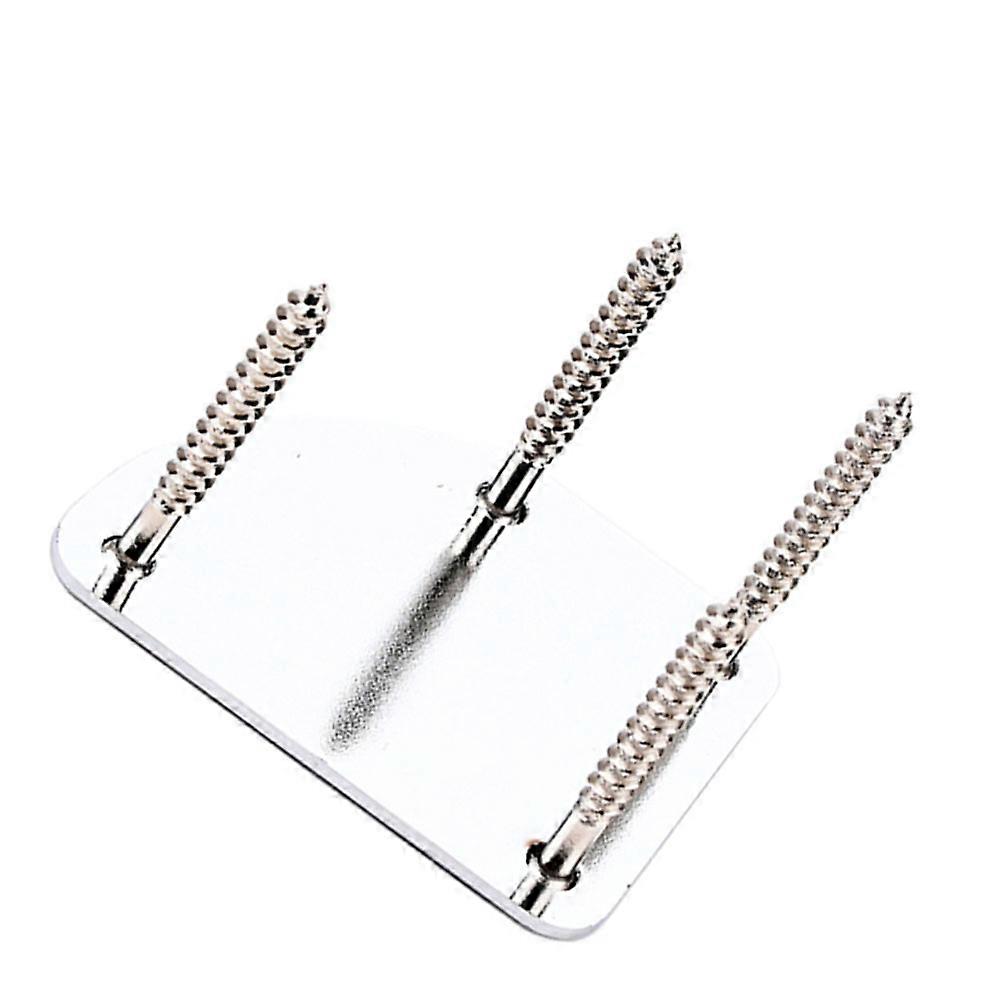 Accessoires de guitare électrique Vis de montage pour bassistes et guitaristes avec un design rectangulaire Taille 6.40X5.10X0.20CM 1 jeu