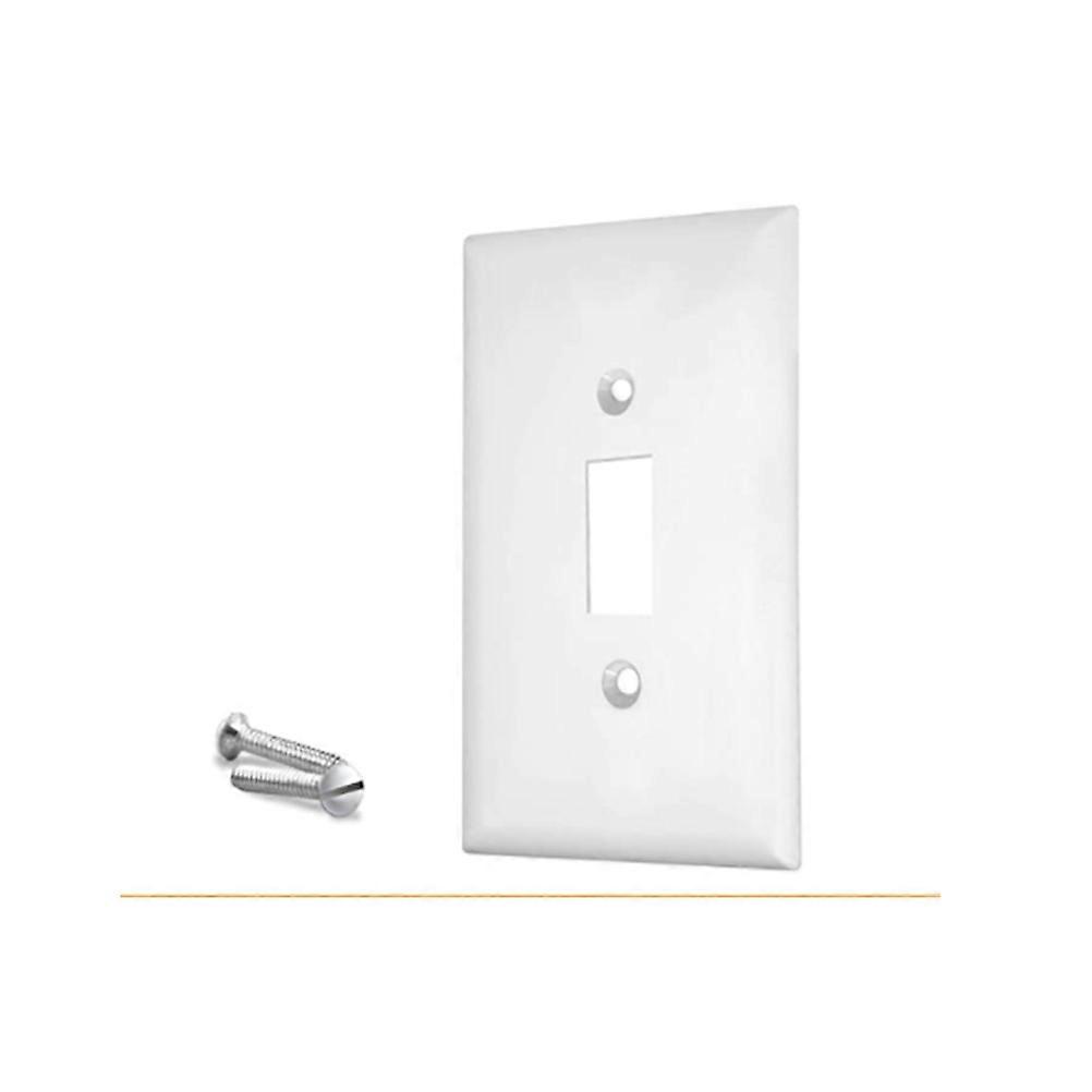 4PCS Mechanical Toggle Panel LED Light Wall Mount with Screws White