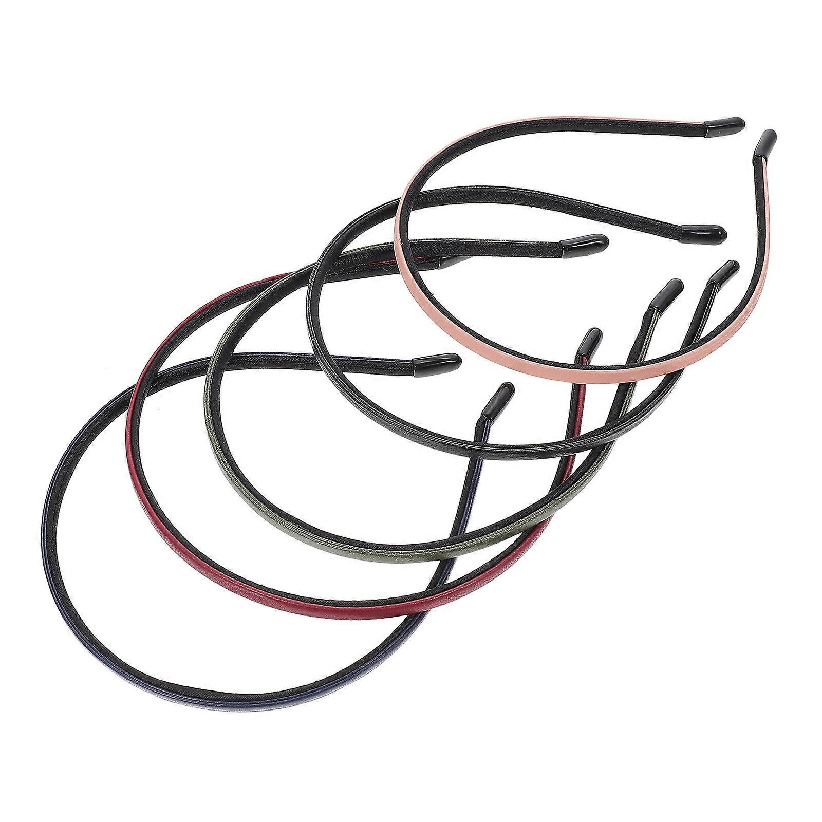 Thin Headbands for Women Assorted Color Comfortable to Wear for Everyday Use and Party 5 Pieces