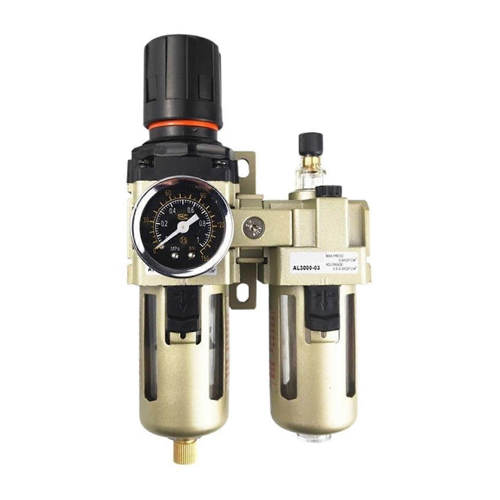 Air source twopart AC301003 filter pressure regulator air source processor oilwater separator (AC301003D automatic drainage)
