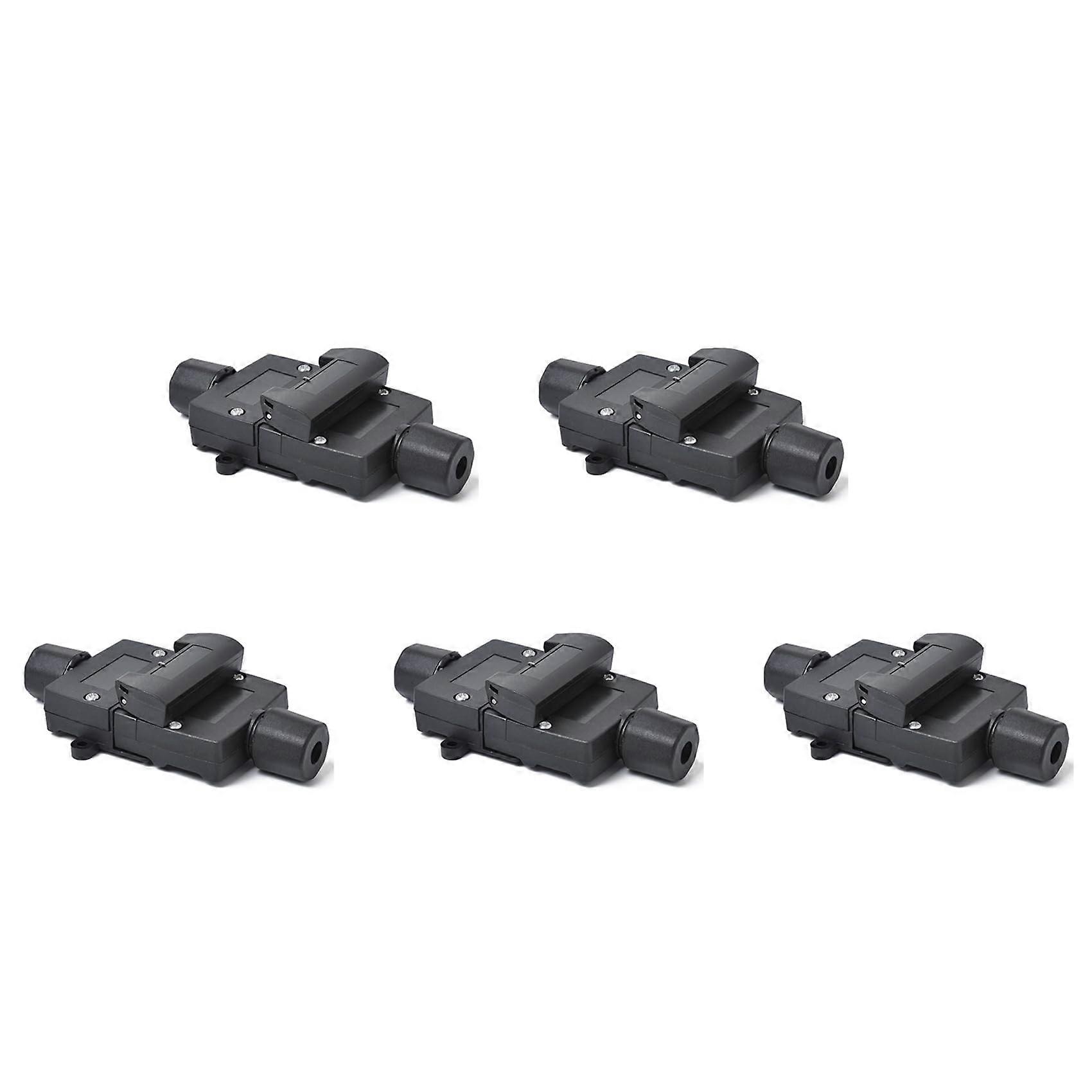 5X 12V Trailer Plug 7 Pin Flat Connector 7 Pin Flat Connector for RV Truck