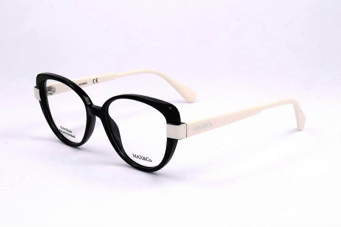 Eyewear Frames Max&Co. MO5085 004 BLACK WHITE 49/15/140 WOMAN