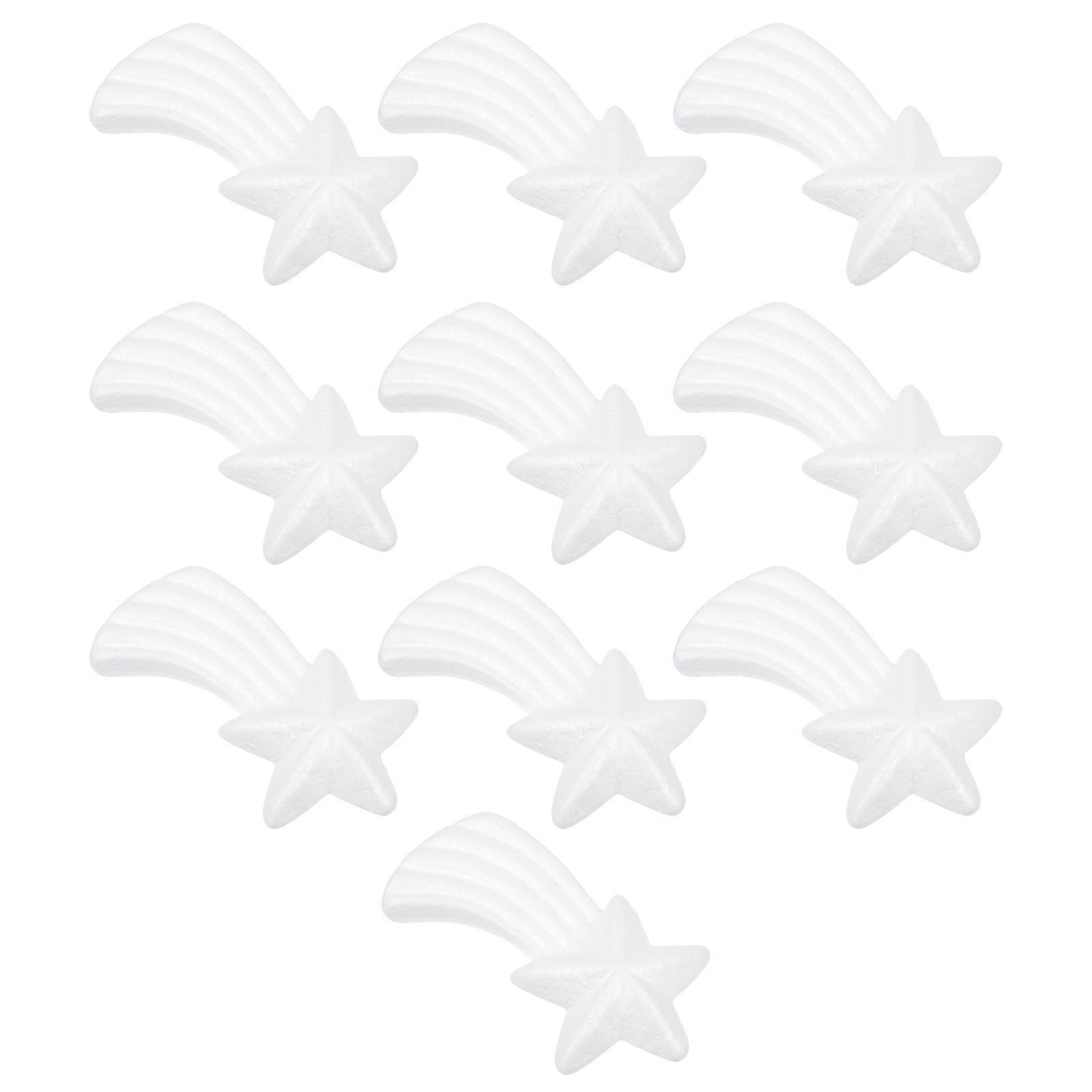 Foam Star Shape Decorations Ideal For Art Projects And Festival Atmosphere 10Pcs For DIY Enthusiasts