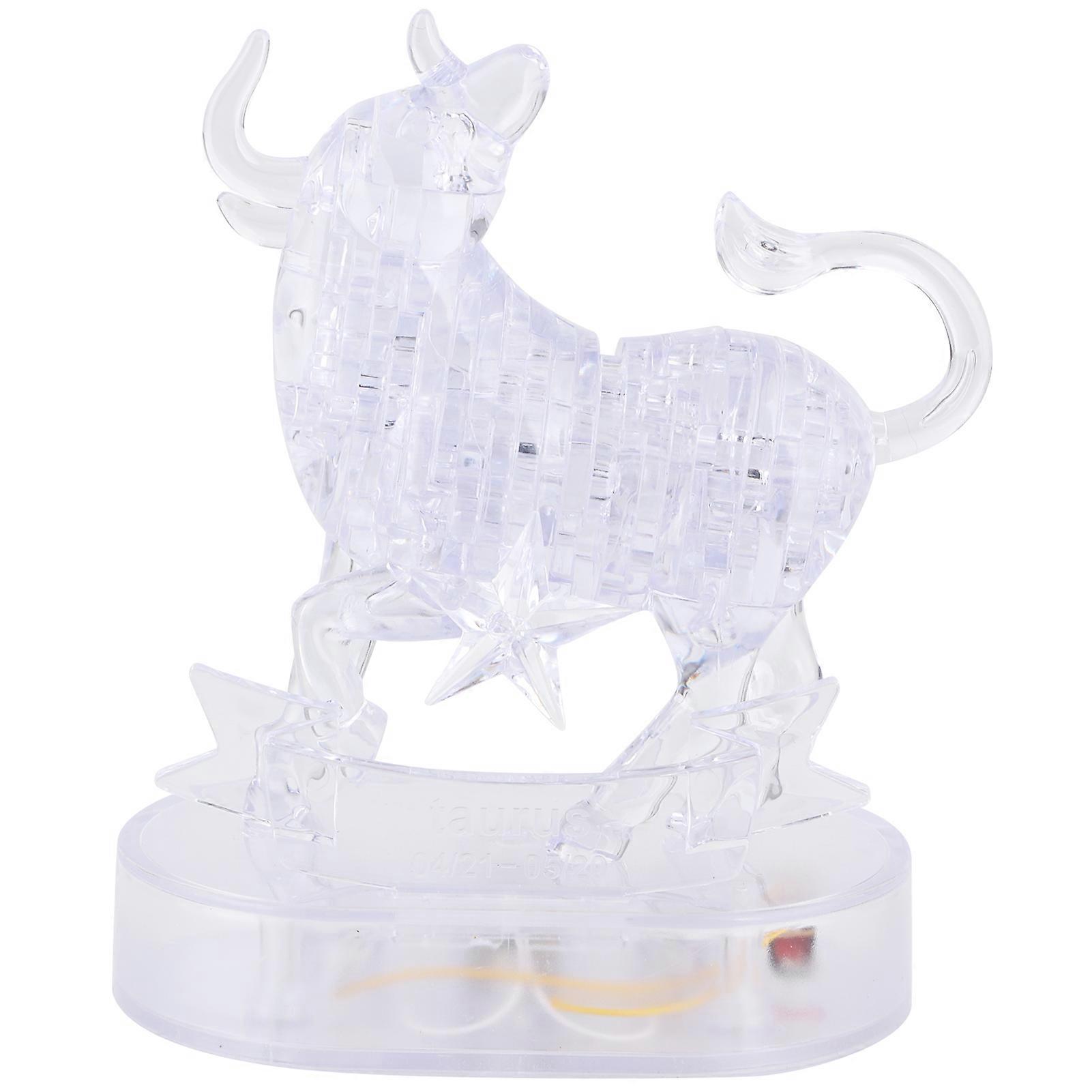 Building Block DIY Assembly Puzzle Battery Powered LightUp Base Jigsaw Puzzle Toy Decoration(Puzzle Toy )