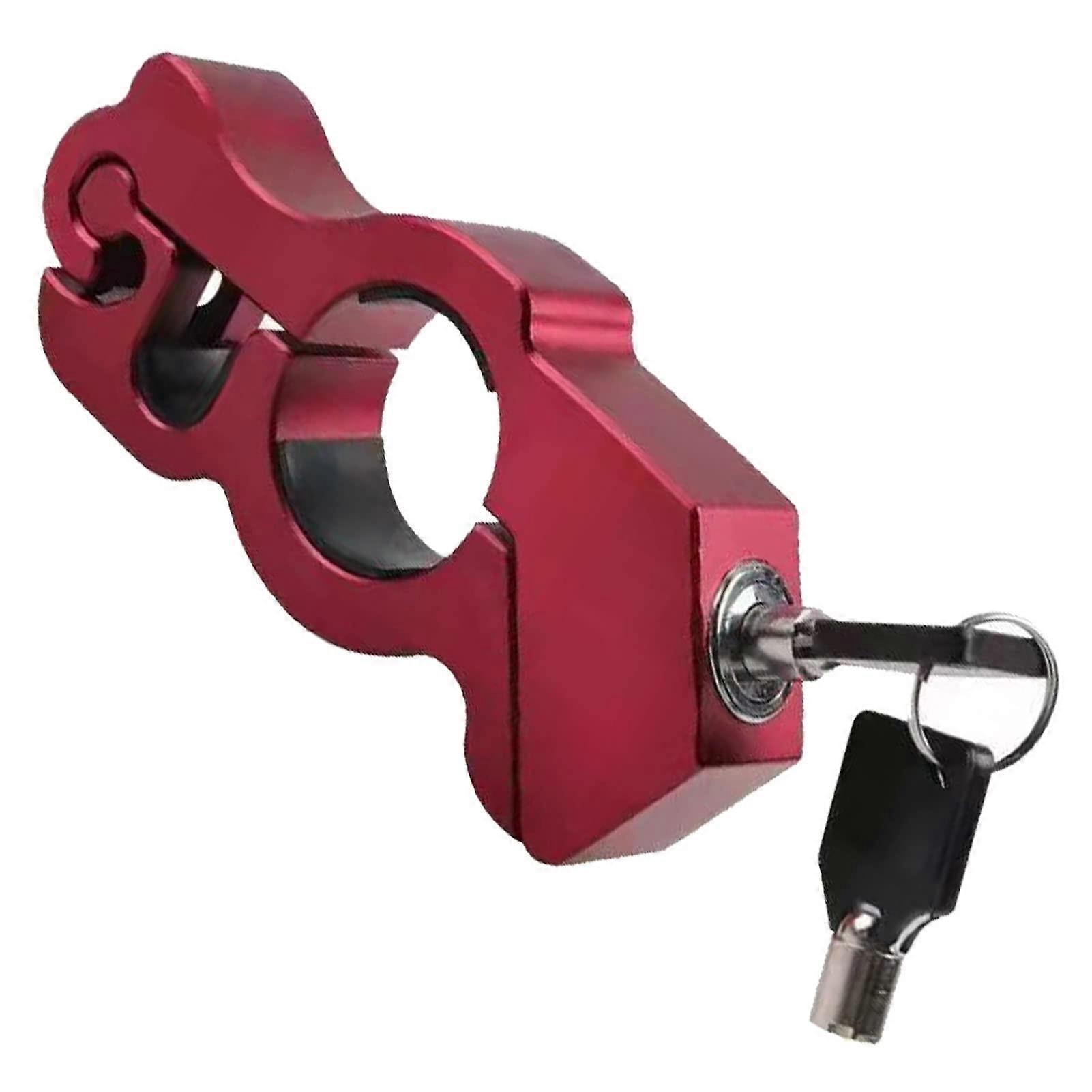 Motorcycle Grip Lock High Security Theft Protection Handlebar Lock for Motorcycle and Scooter, Adjustable Size, Durable Material