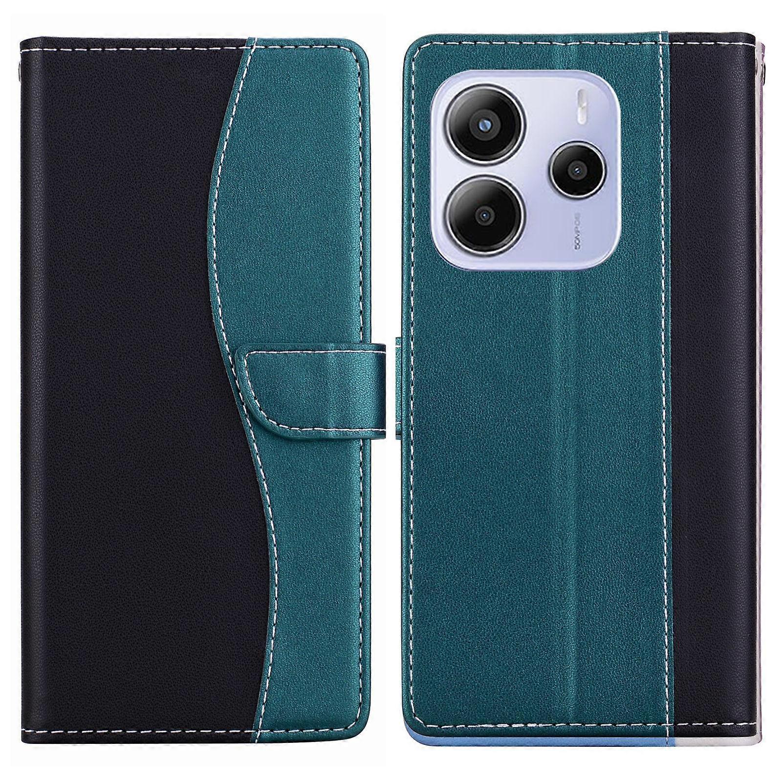 Embossed Two-Color Leather Phone Case