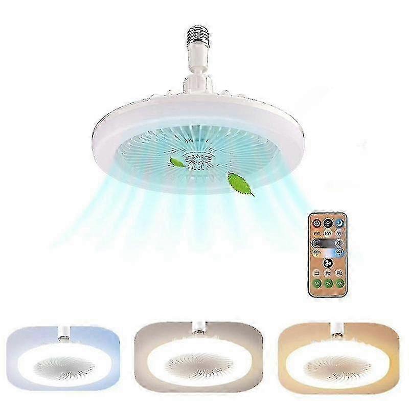 Adjustable Speed LED Ceiling Lamp with Remote Control and Air Purification for Living Room Decor