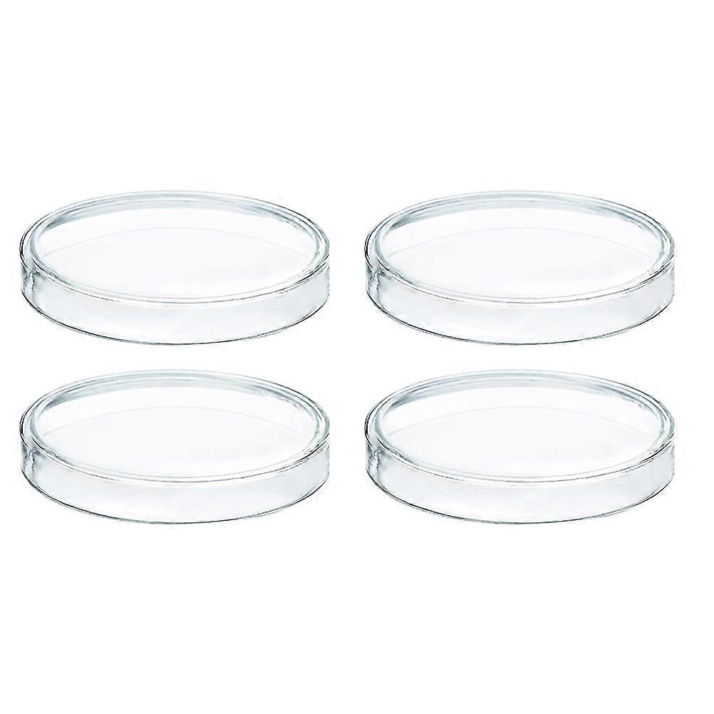 Glass Petri Dishes with Lids for Sample Incubation and Observation
