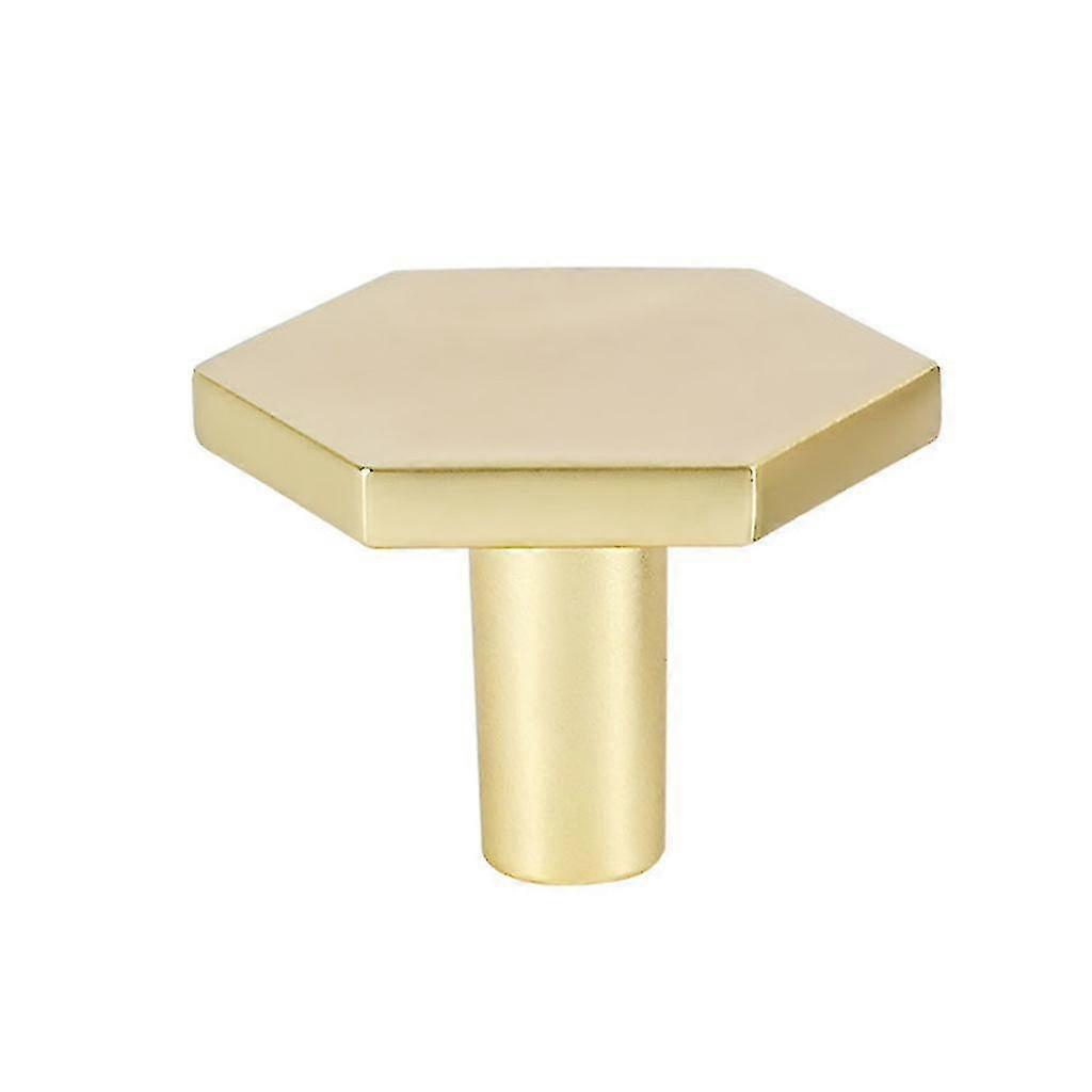 Rust-proof hexagonal furniture handles, Zinc alloy material, Corrosion-resistant and not easy to rust, 3.6x2.6 cm