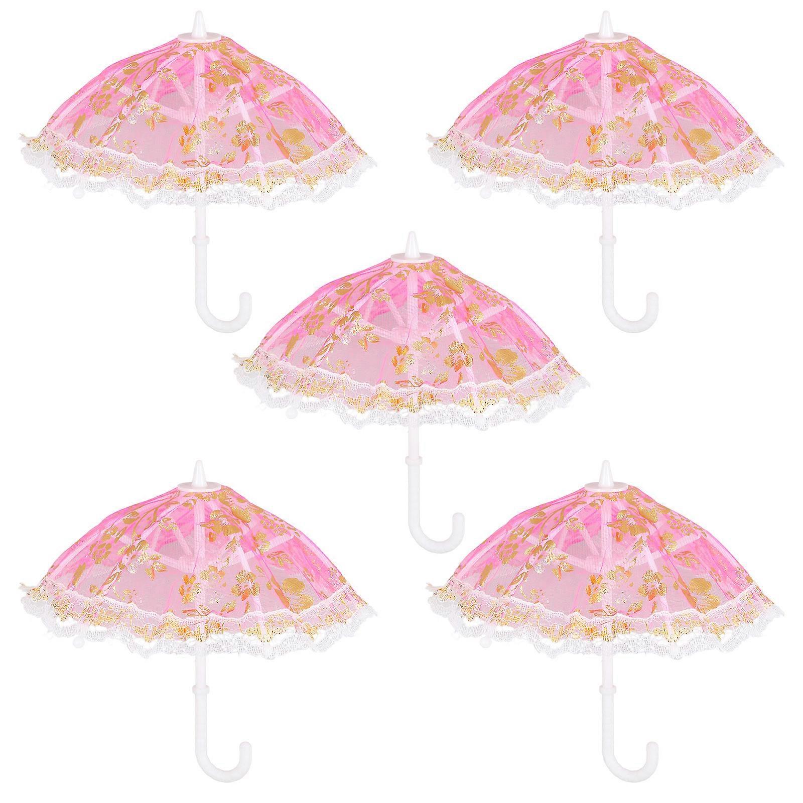 It seems you're referring to a product listing or description for **"5pcs Mini Parasol Lace Decorative Umbrella For Play House Accessories DIY Craft