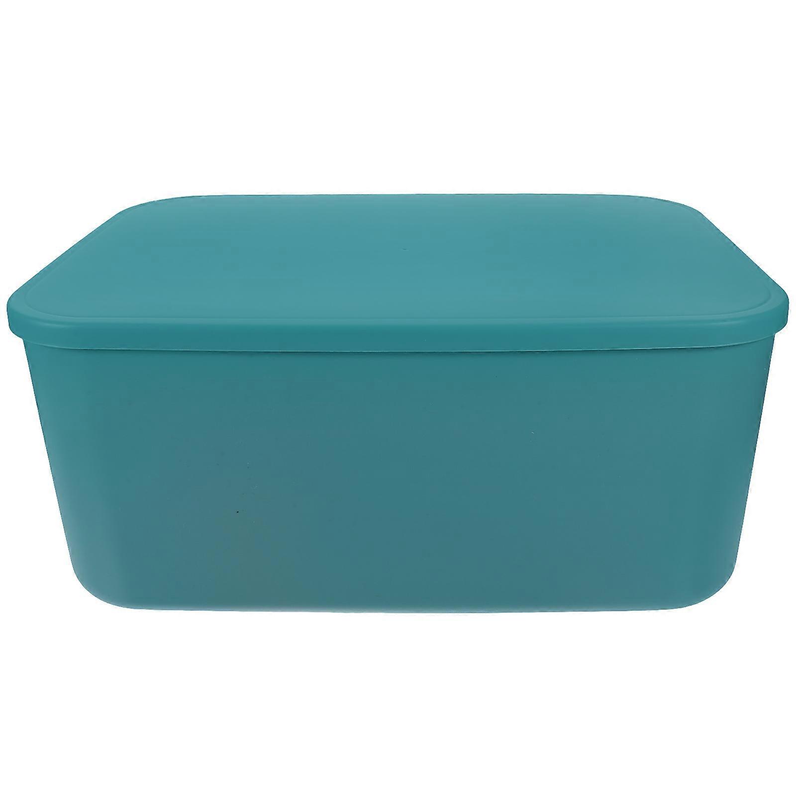 Large Capacity Storage Bin Stackable Lidded Container for Sundries Books