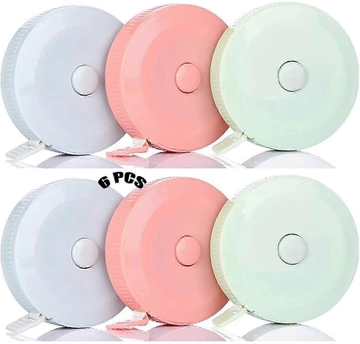 Small Tape Measure 6 Pieces Soft And Retractable Tape Measure Retractable