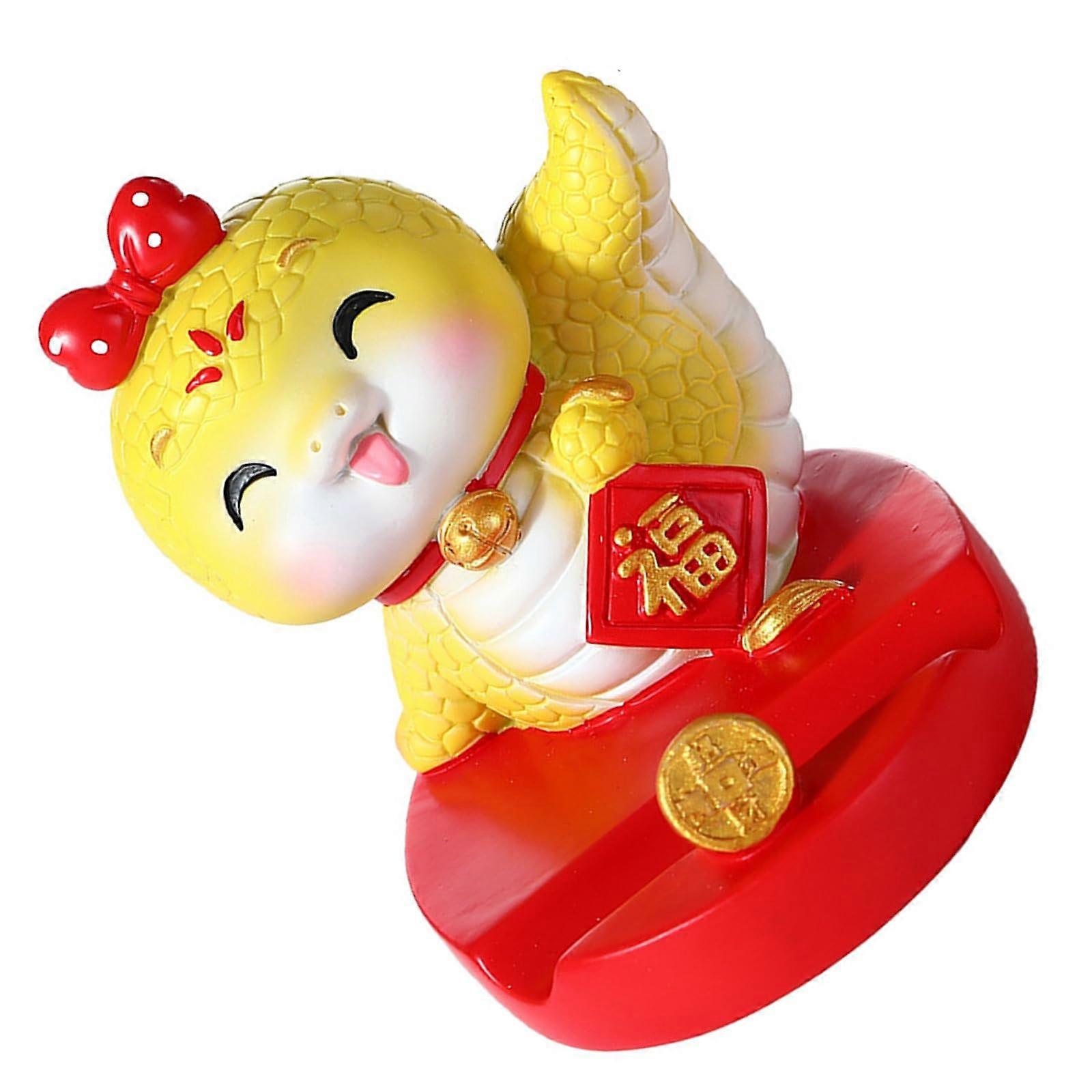 2025 Year Of The Snake Phone Holder - Adjustable Mobile Stand For Travel And Home, Creative Desk Decor Ornament