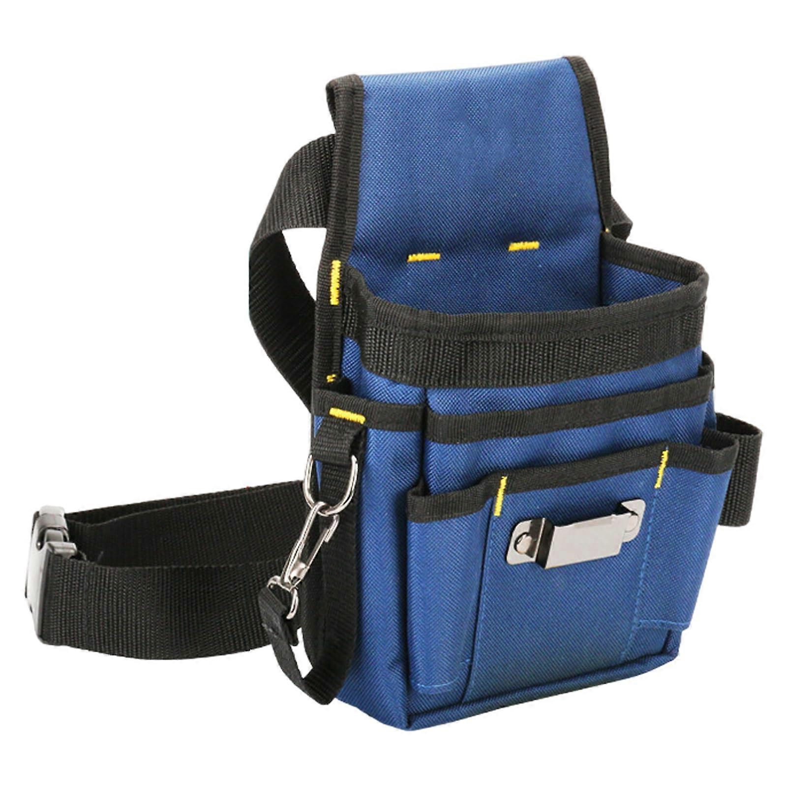 Tool bags for electricians, tool belts, multiple pouches, tool organizers, attachment pouches for technician maintenance