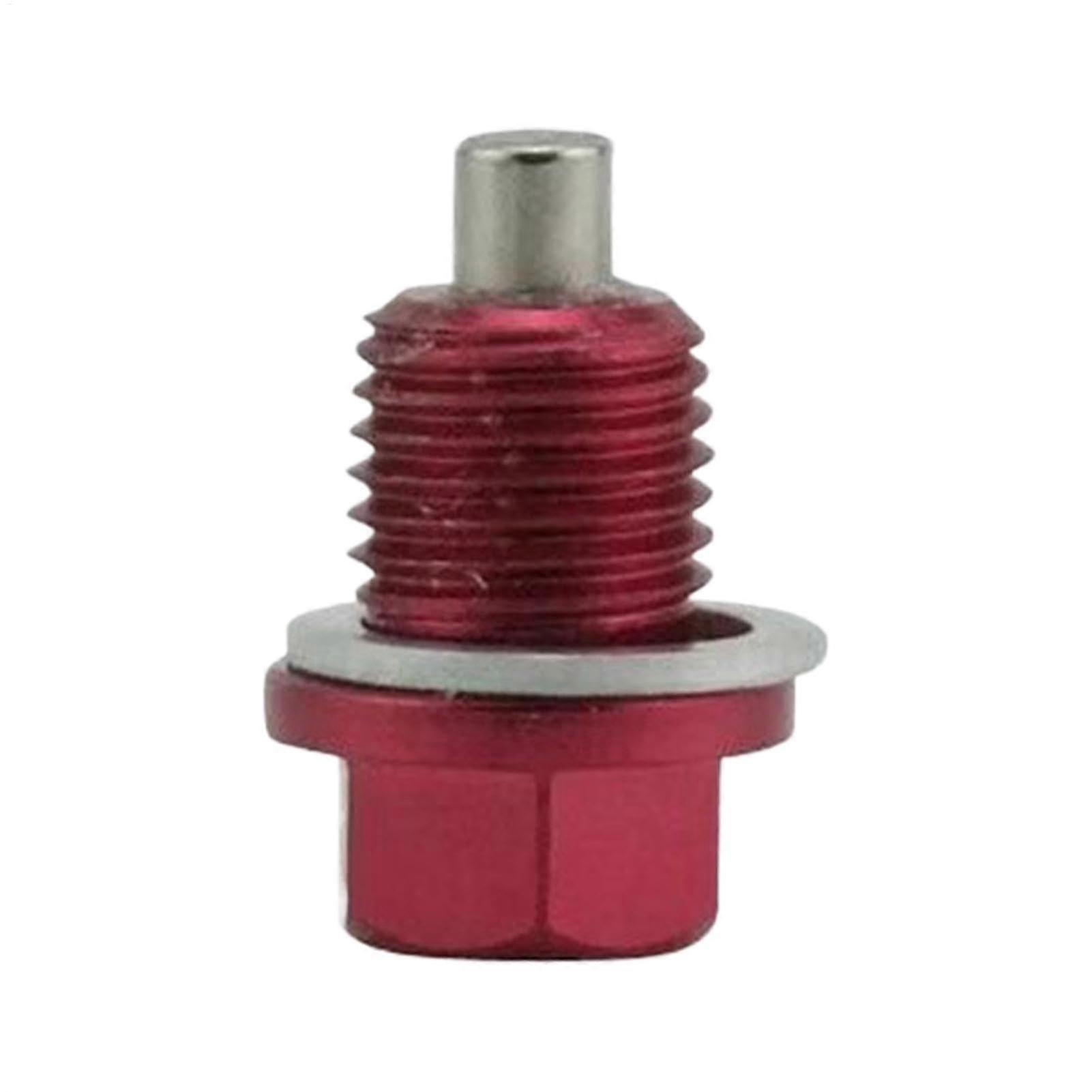 Motor Oil Drain Stop, Magnetic Oil Drain Plug - M18x1.5 Drain Seal Screw for Leak Detection, Compatible with Most Vehicles
