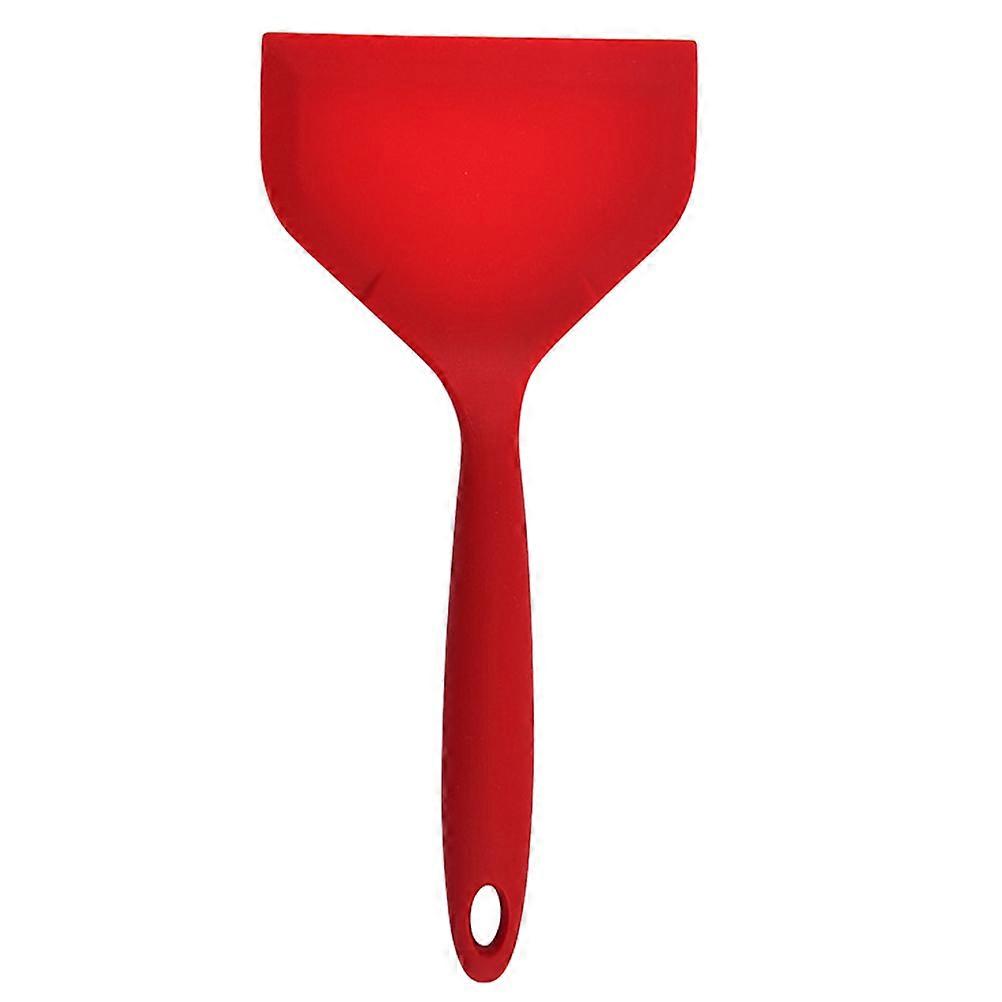 Red Silicone Pancake Turner For Breakfast Preparation Cooking 1Pack