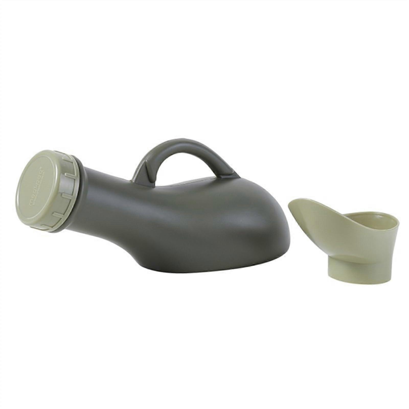 Urine Bottle for Men with Lid, Reusable Urine Bottle, Durable, for Travel, Green, Ideal for Elderly Users