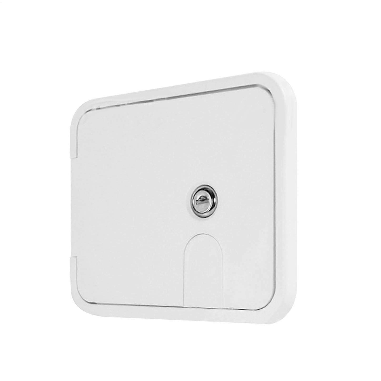 RV access hatches, cable hatches, spare parts, yacht waterproof cable hatch with lock White 0100027