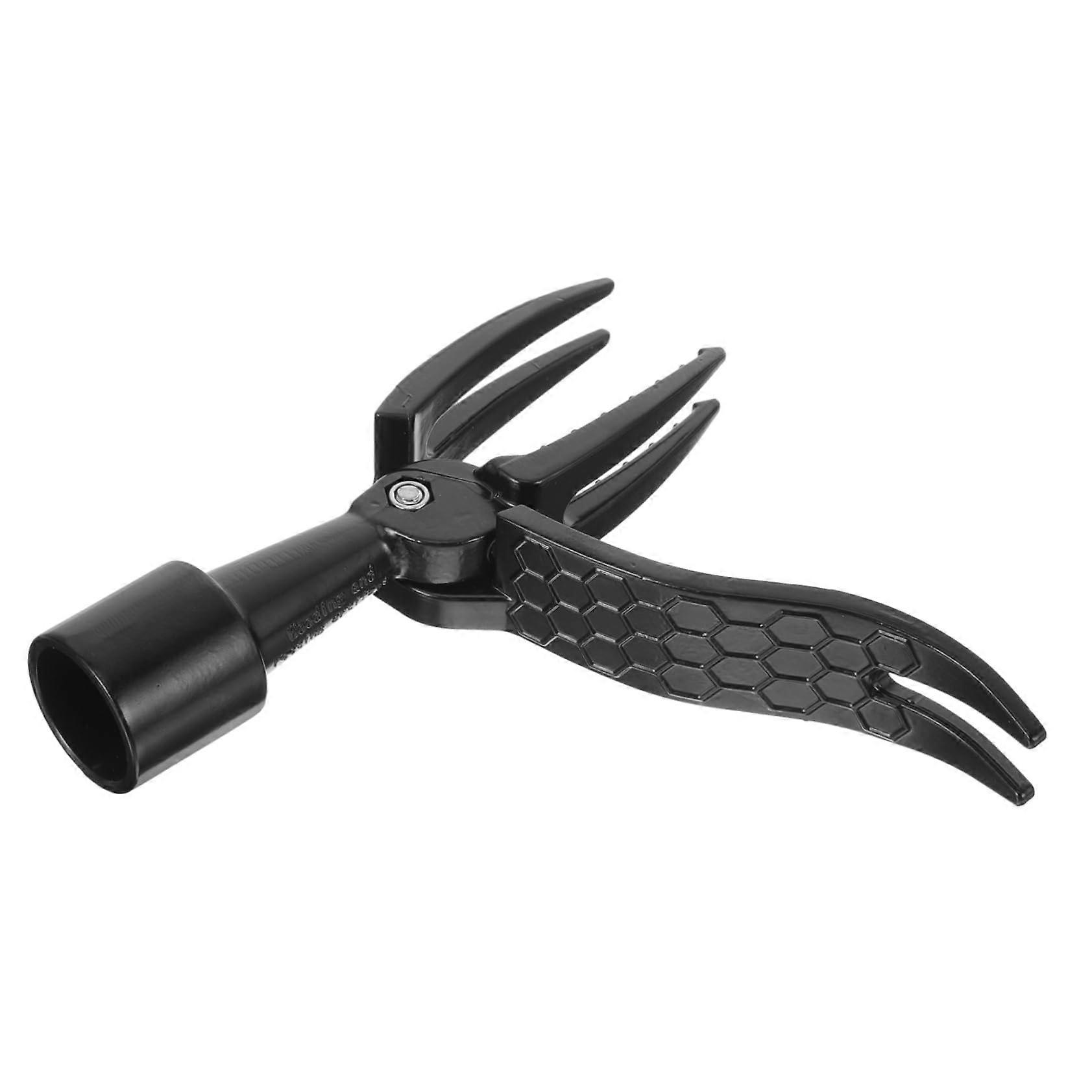 1 Piece Standing Weed Puller with Wooden Handle Practical Root Weeder for Gardening Hand Tool for Removing Digging