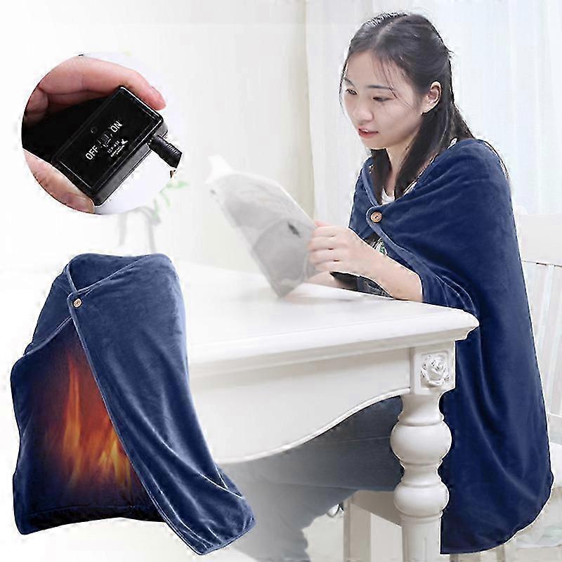 100x70cm Fast Heating Electric Blanket Soft and Thick USB USB Heate...