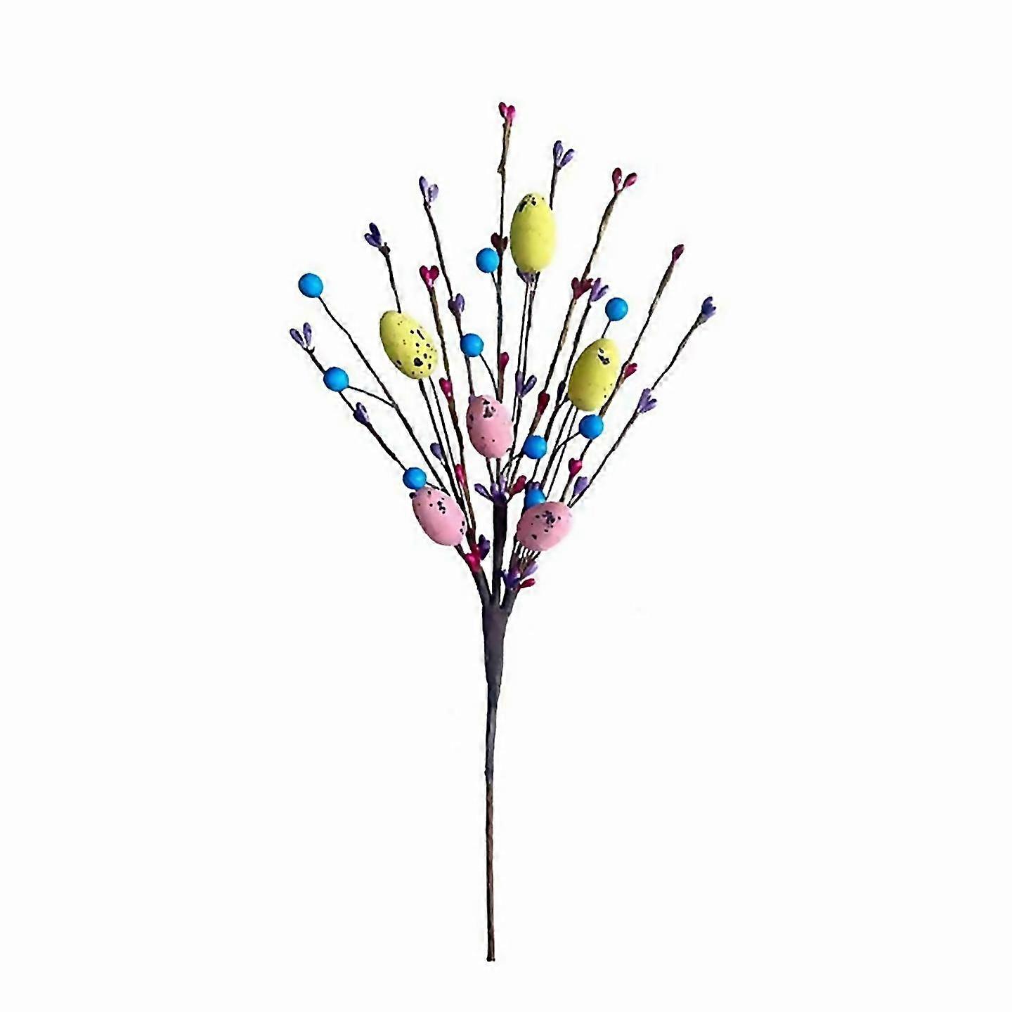 For Artificial Easter Vine With Pastel Easter Eggs And Berries