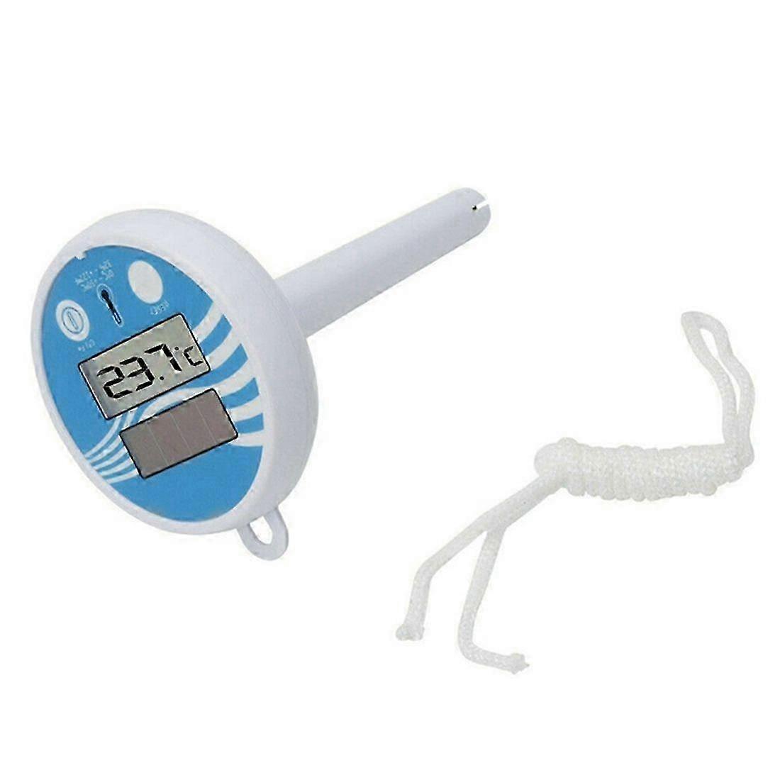 Floating Digital Pool Thermometer Solar Powered Outdoor Pool Thermometer Waterproof LCD Display Spa Thermometer
