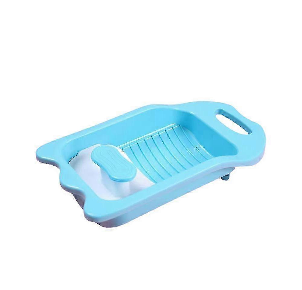 Washboard Laundry Basin Blue Plastic 32*18*7.2cm