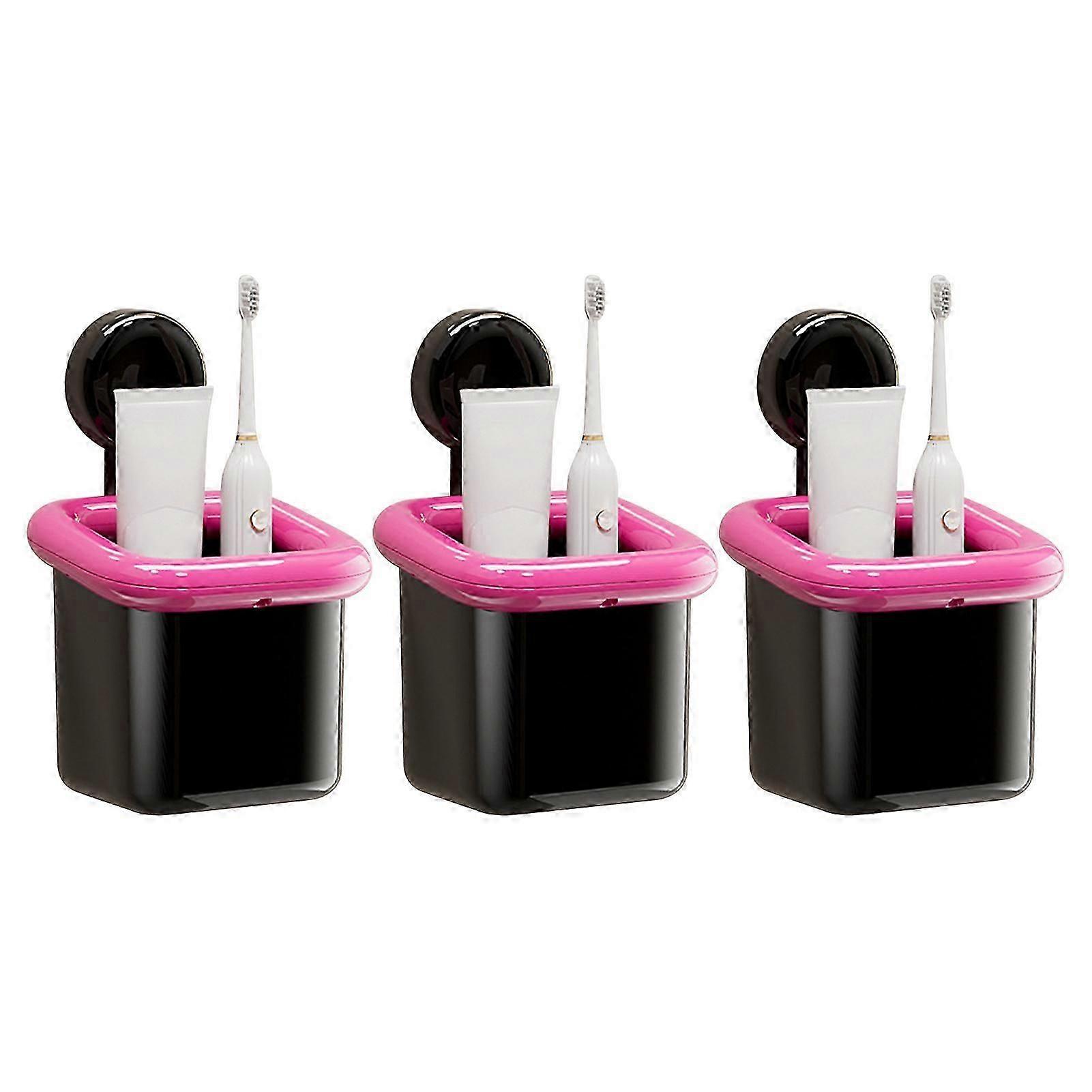 multifunctional toothbrush holder with suction cup Waterproof Space Saving Toothbrush Storage Rack for Daily Use