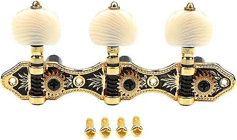 Classical Folk Tuning Buttons Guitar Tuning Pegs Set Locking Mechanism for Levels Musician